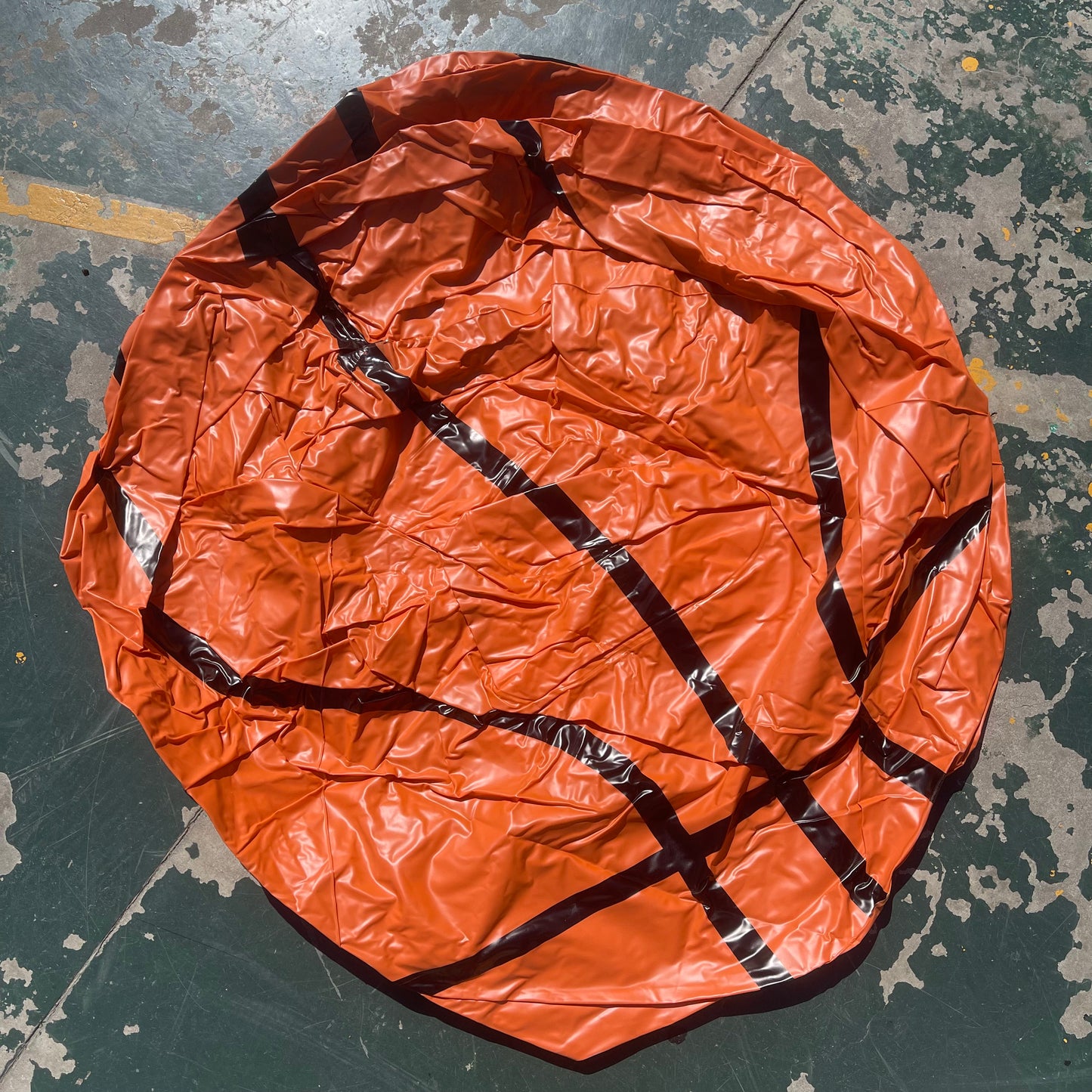 Inflatable Basketball Sofa | Basketball Shape Seat | Court Side Basketball Seat | Basketball Gift |