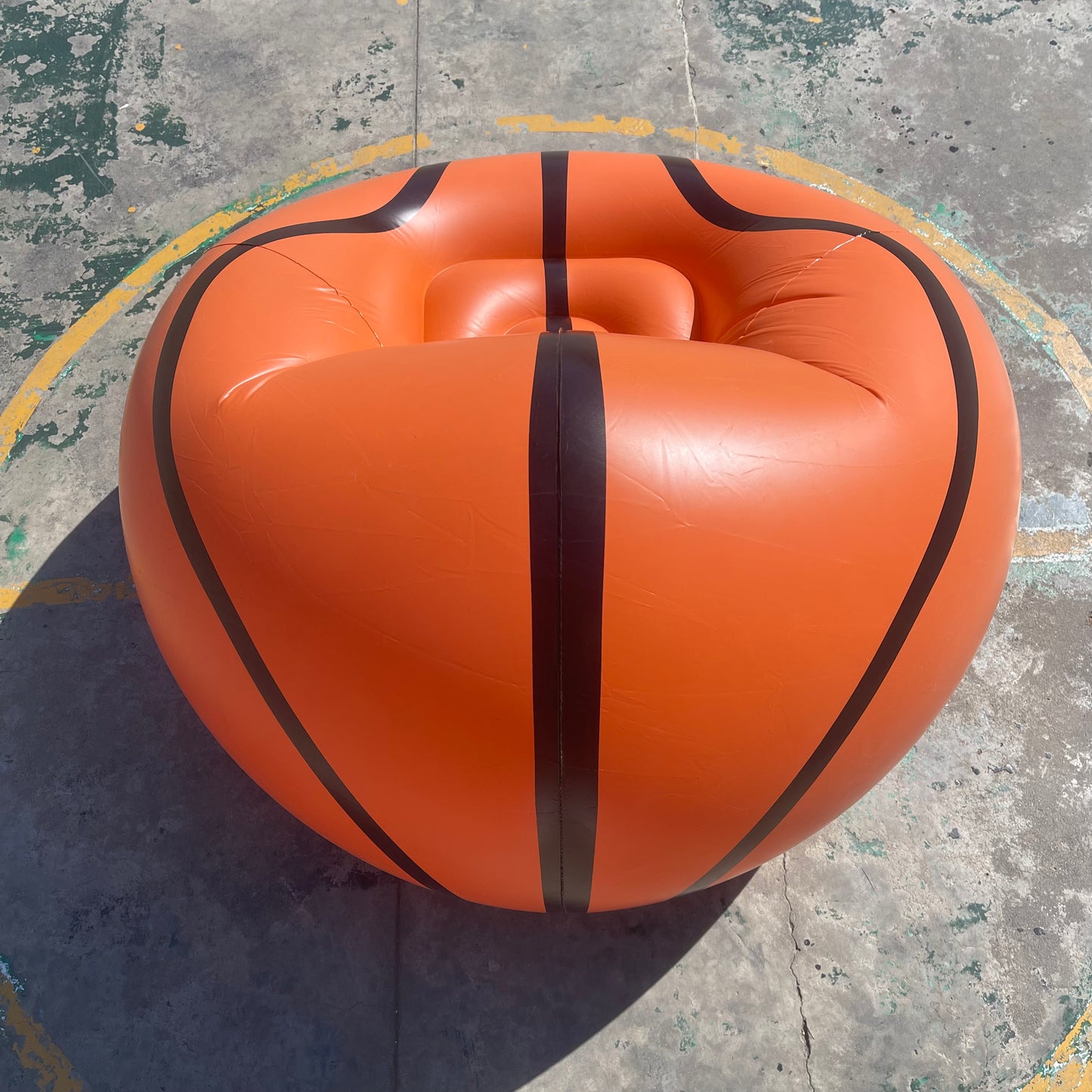 Inflatable Basketball Sofa | Basketball Shape Seat | Court Side Basketball Seat | Basketball Gift |